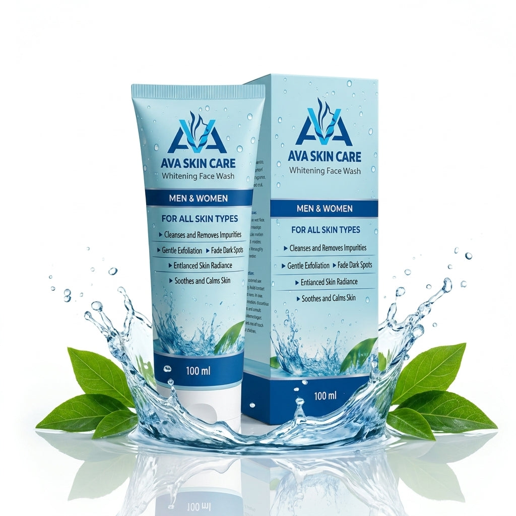 Ava Skin Care Whitening Face Wash (100ml) β Deep Cleansing & Radiance Boosting Formula