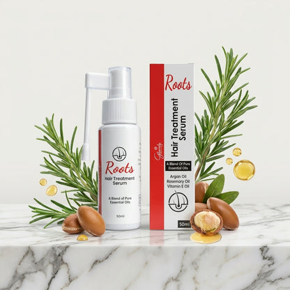 Stop hair fall today! Buy 100% original Glowrify Roots Hair Treatment Serum 50ml Infused with Rosemary & Argan Oil for fast hair growth.